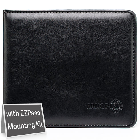 CANOPUS Car Registration and Insurance Holder, PU Leather Card Holder, Vehicle Glove Box Organizer for Auto, SUV, Truck and Motorcycle